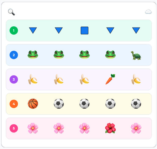 Find the Odd One puzzle generator — Visual & Picture Puzzle Makers