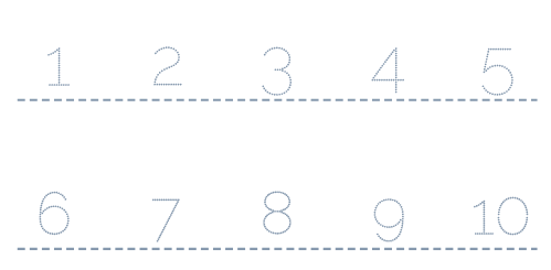Number Tracing puzzle generator — Number & Counting Puzzle Makers
