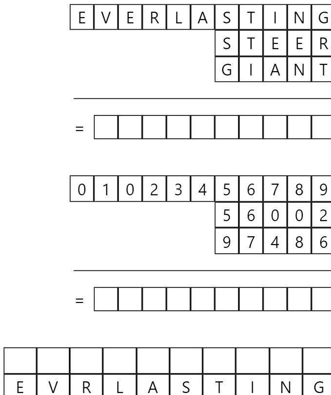 Cryptomaths puzzle generator — Math Puzzle & Worksheet Makers