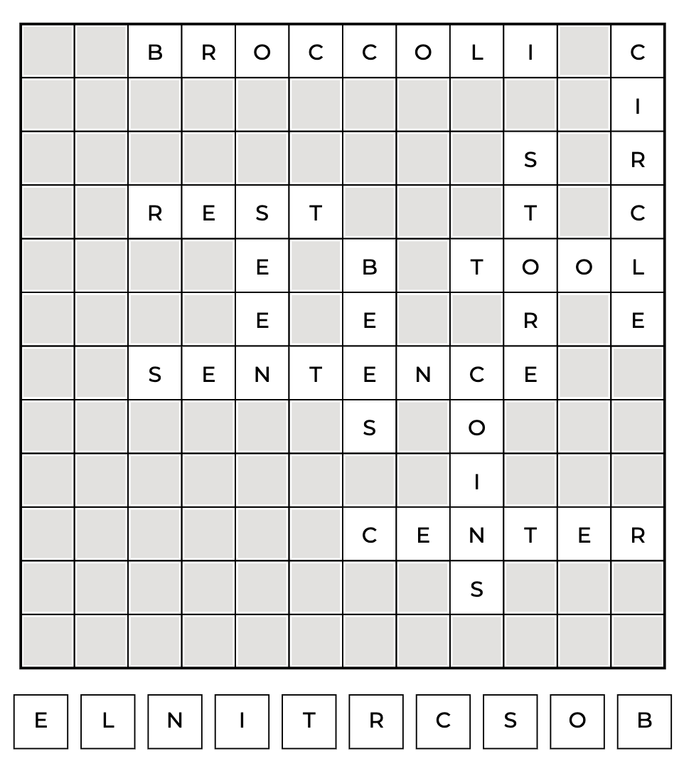 Letter Crossing puzzle generator — Word Puzzle Makers