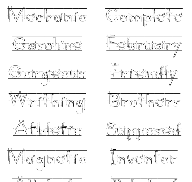 Letter Tracing puzzle generator — Word Puzzle Makers