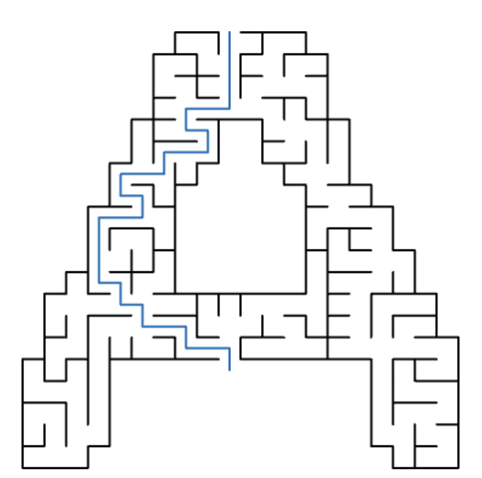Maze with Letters puzzle generator — Maze, Line & Tracing Makers