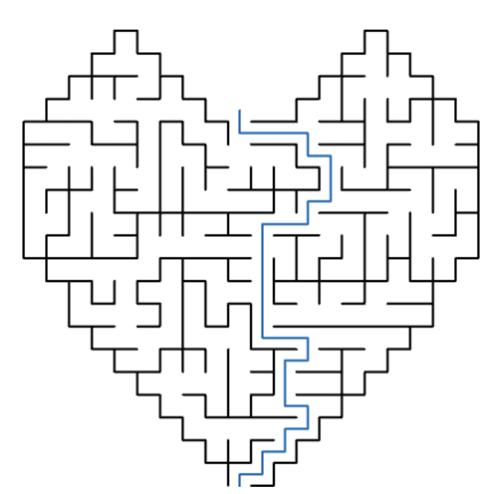 Maze with Shapes puzzle generator — Maze, Line & Tracing Makers