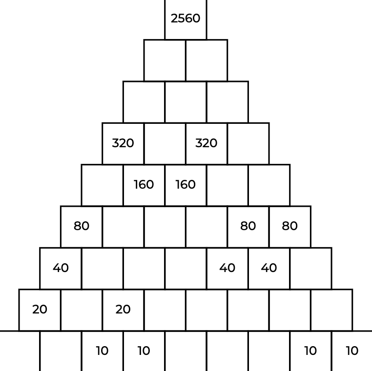 Math Pyramid puzzle generator — Math Puzzle & Worksheet Makers